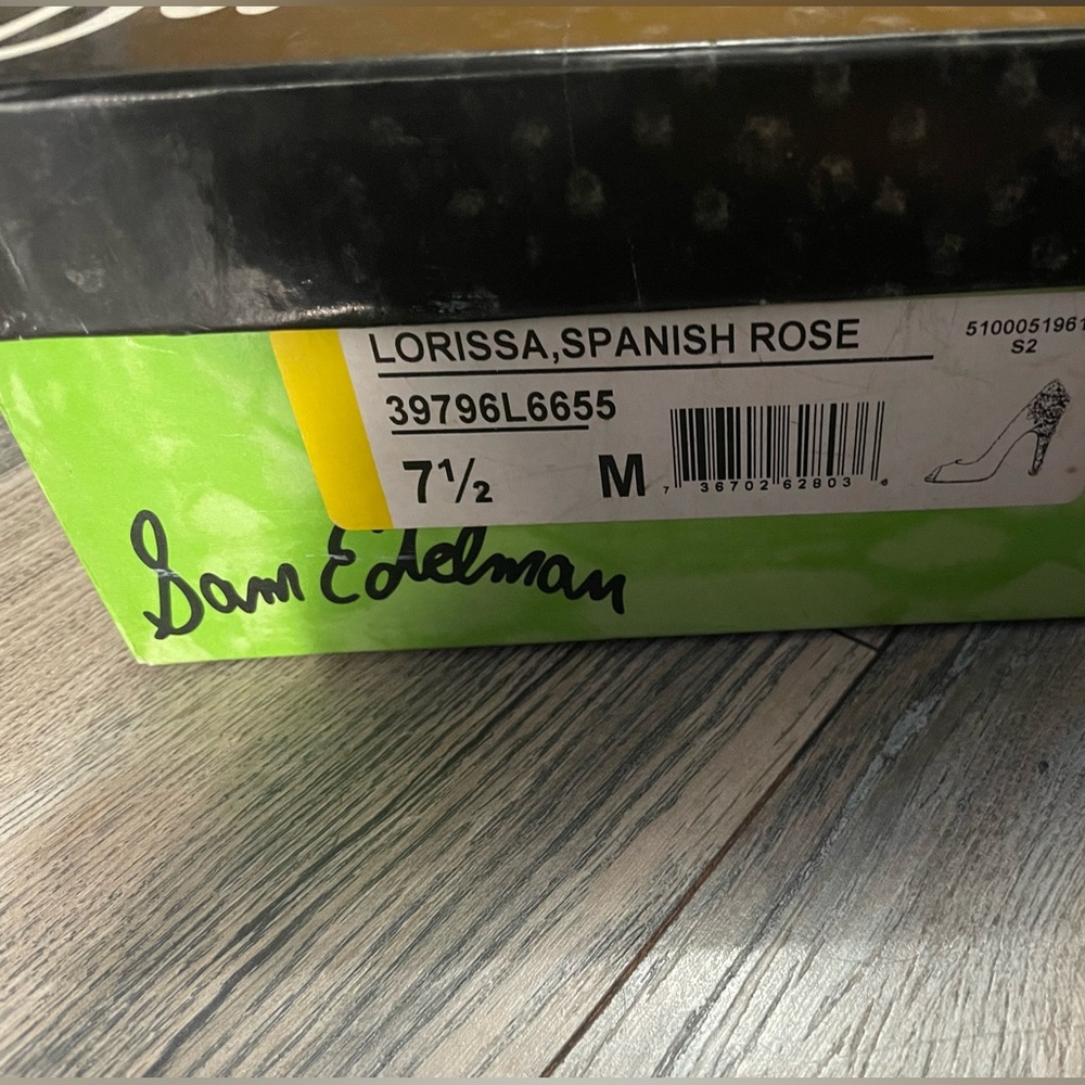 Sam Edelman Spanish Rose Spiked Pumps 7.5 Pre-owned . See description . - Picture 8 of 8